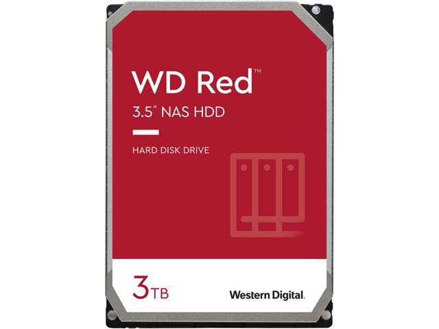 Внутренний жесткий диск WD Red 3 ТБ для сетевого хранилища — класс 5400 об/мин, SATA 6 Гбит/с, SMR, кэш-память 256 МБ, 3,5 дюйма — WD30EFAX Western Digital