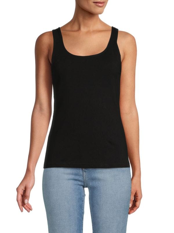 Женская Майка Saks Fifth Avenue Solid Tank Top Saks Fifth Avenue