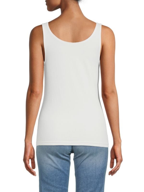 Женская Майка Saks Fifth Avenue Solid Tank Top Saks Fifth Avenue