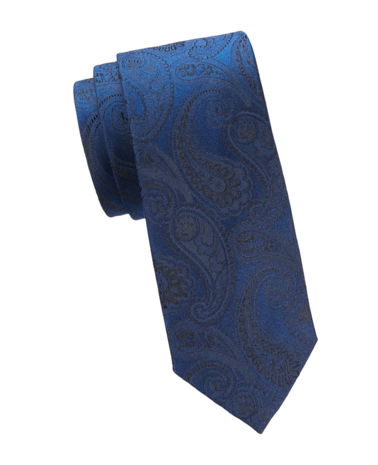 Шелковый галстук с узором пейсли Saks Fifth Avenue