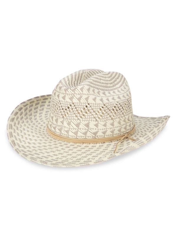 плетеная ковбойская шляпа San Diego Hat Company
