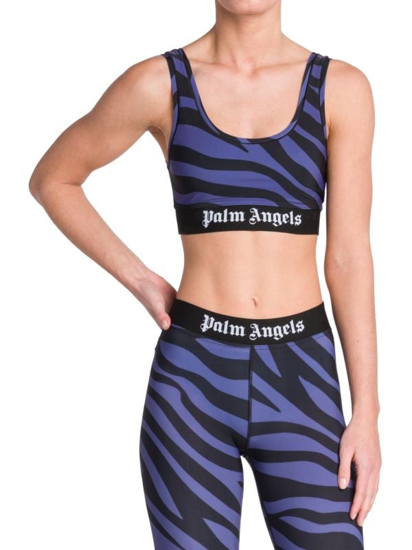 Бюстгальтер с логотипом Zebra PALM ANGELS