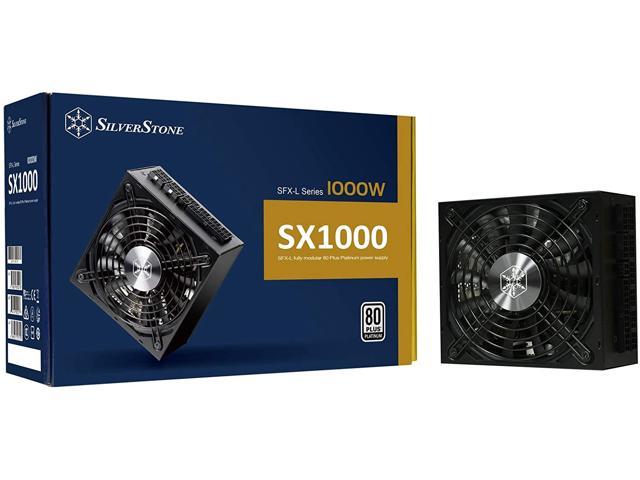 SilverStone Technology SX1000 Platinum, 80 Plus Platinum 1000W Fully Modular SFX-L Power Supply, SX1000-LPT V1.1 RASHAK