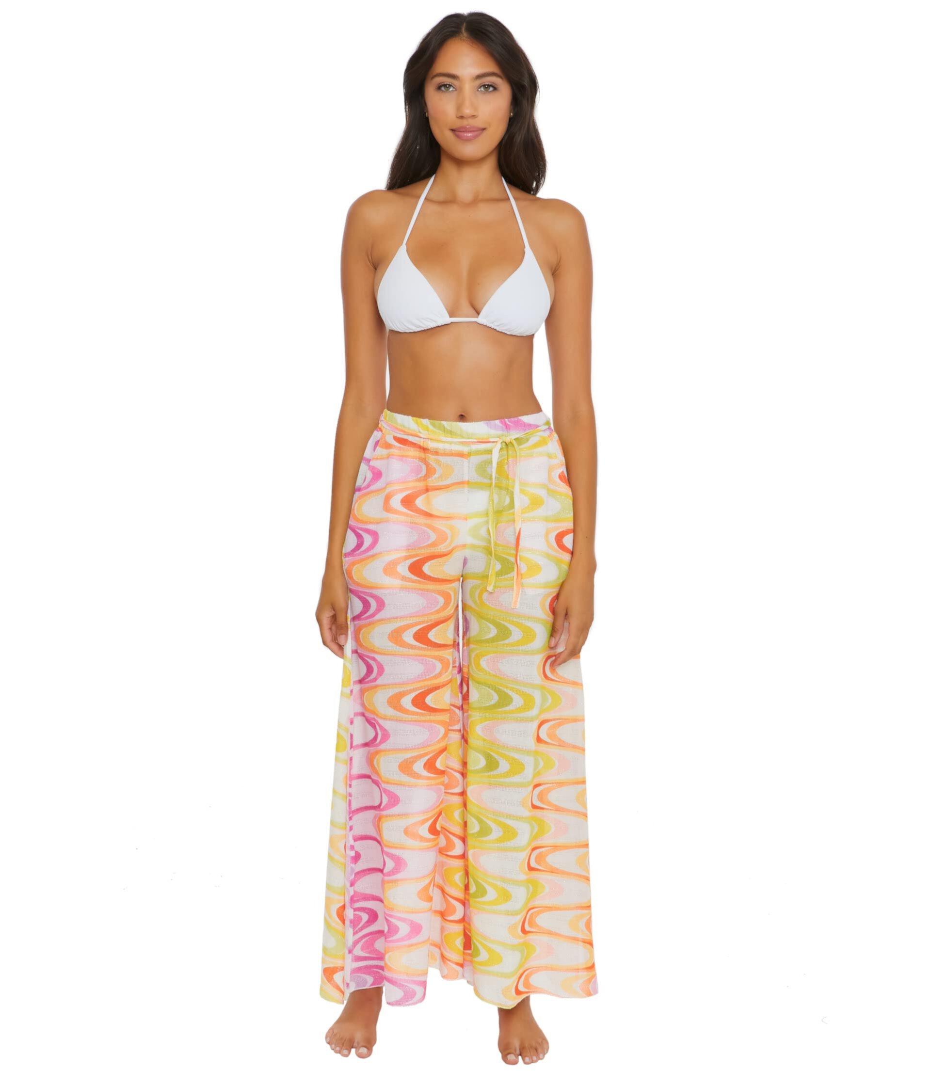 Женские Пляжные платья и туники BECCA Whirlpool Palazzo Pants Cover-Up BECCA