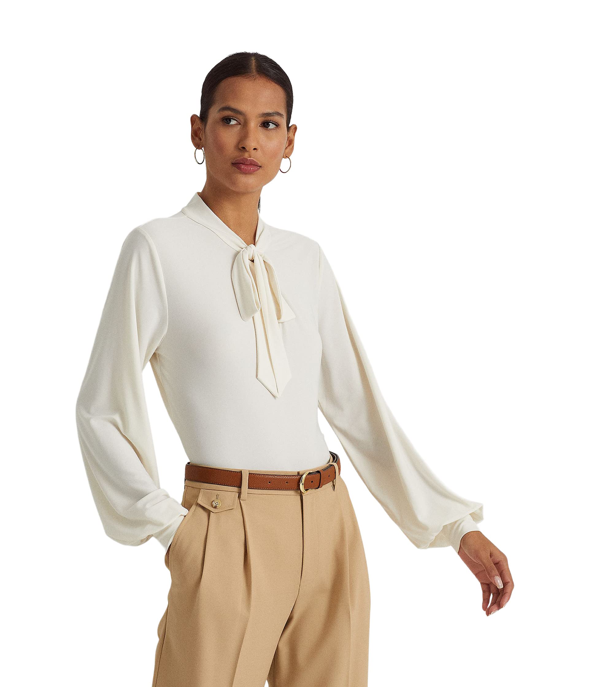 Женская блуза с завязками на шее LAUREN Ralph Lauren LAUREN Ralph Lauren