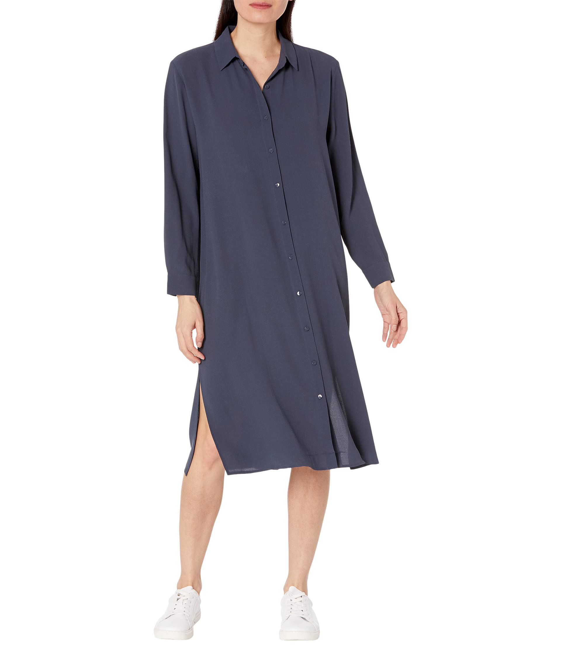 Платье-рубашка длиной до икры Eileen Fisher