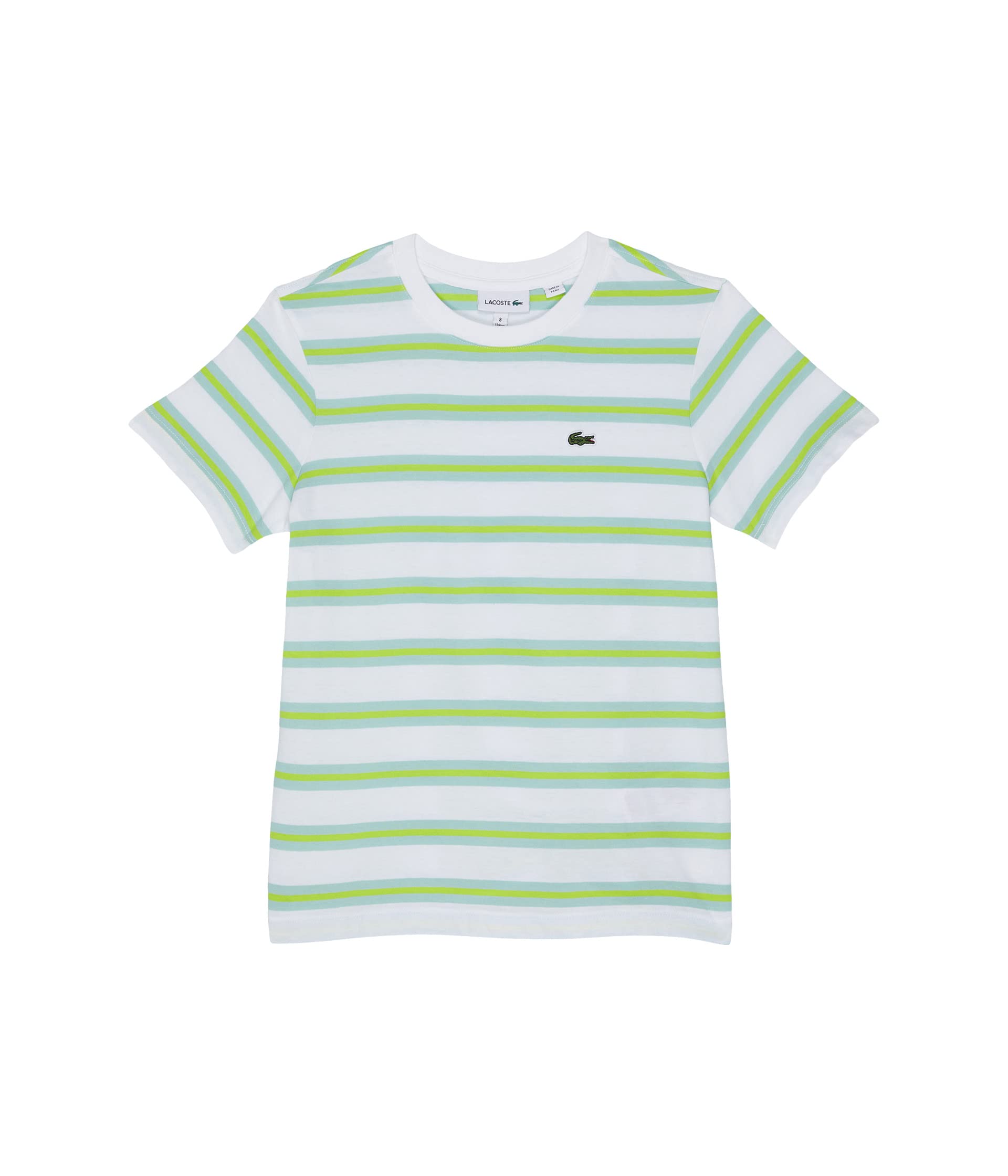 Полосатая футболка с круглым вырезом и короткими рукавами (для больших детей) Lacoste Kids