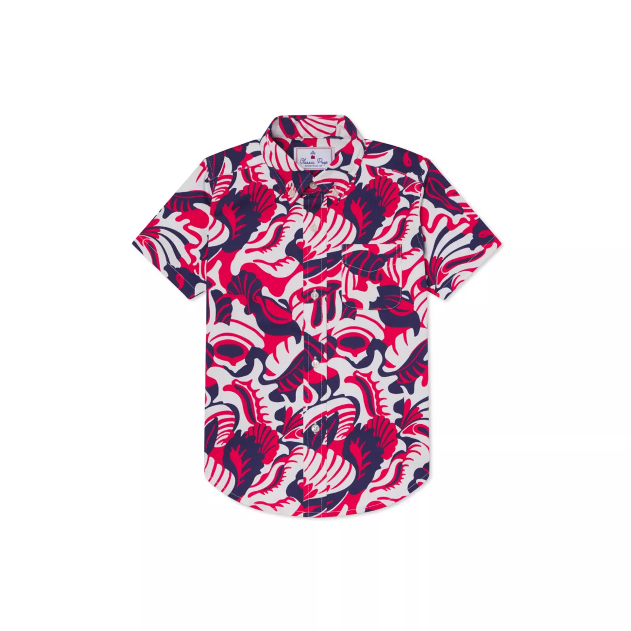 Little Boy's &amp; Рубашка с короткими рукавами и принтом Owen для мальчиков Classic Prep
