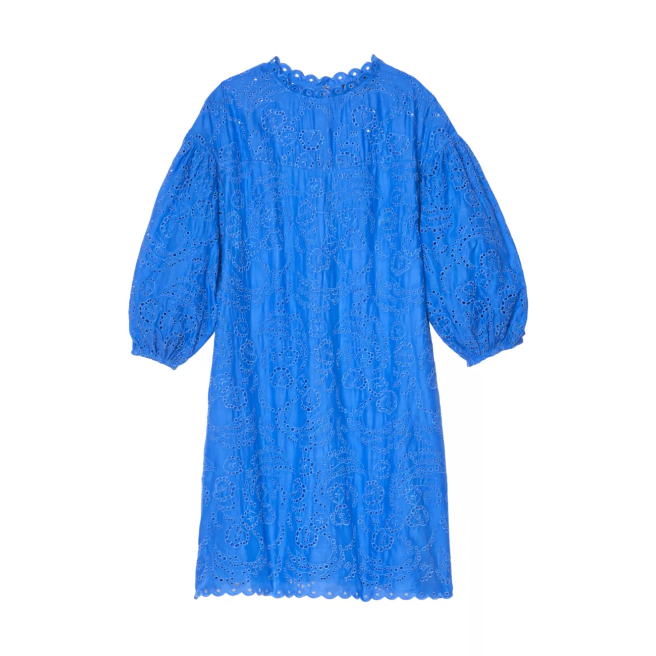 Мини-платье с пышными рукавами и цветочным принтом Kate Spade New York