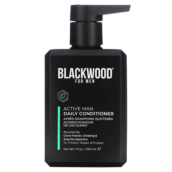 Active Man, Daily Conditioner, Clove Flower, Ginseng & Swertia Japonica, 7 fl oz (200 ml) Blackwood For Men