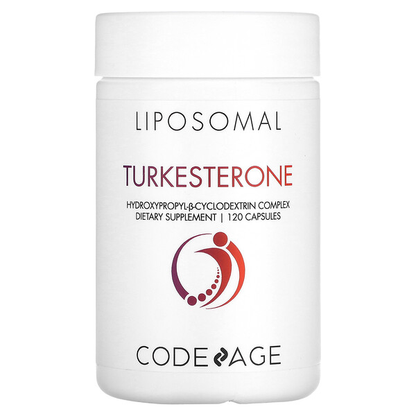 Turkesterone, Hydroxypropyl-ß-Cyclodextrin Complex, 120 Capsules (Капсулы) Codeage