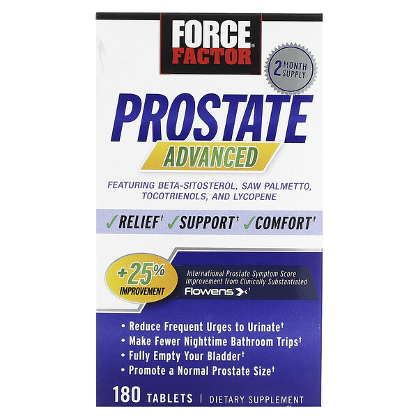 Простата Advanced, 180 таблеток Force Factor