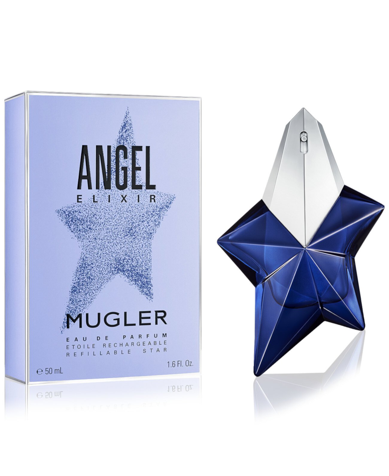 Парфюмированная вода ANGEL Elixir 1.6 унции с древесными и цветочными нотами, уникальный аромат Mugler