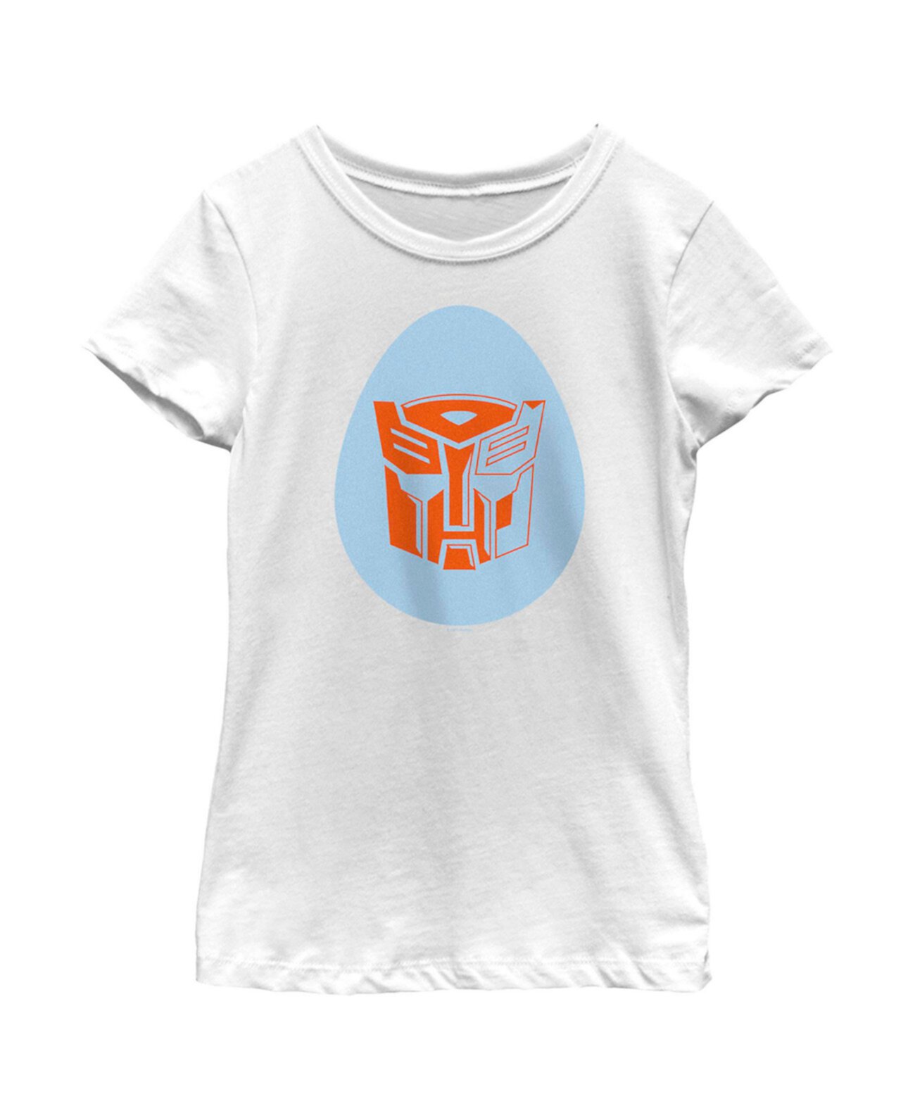 Girl's Transformers Autobots Egg Logo  Child T-Shirt HASBRO