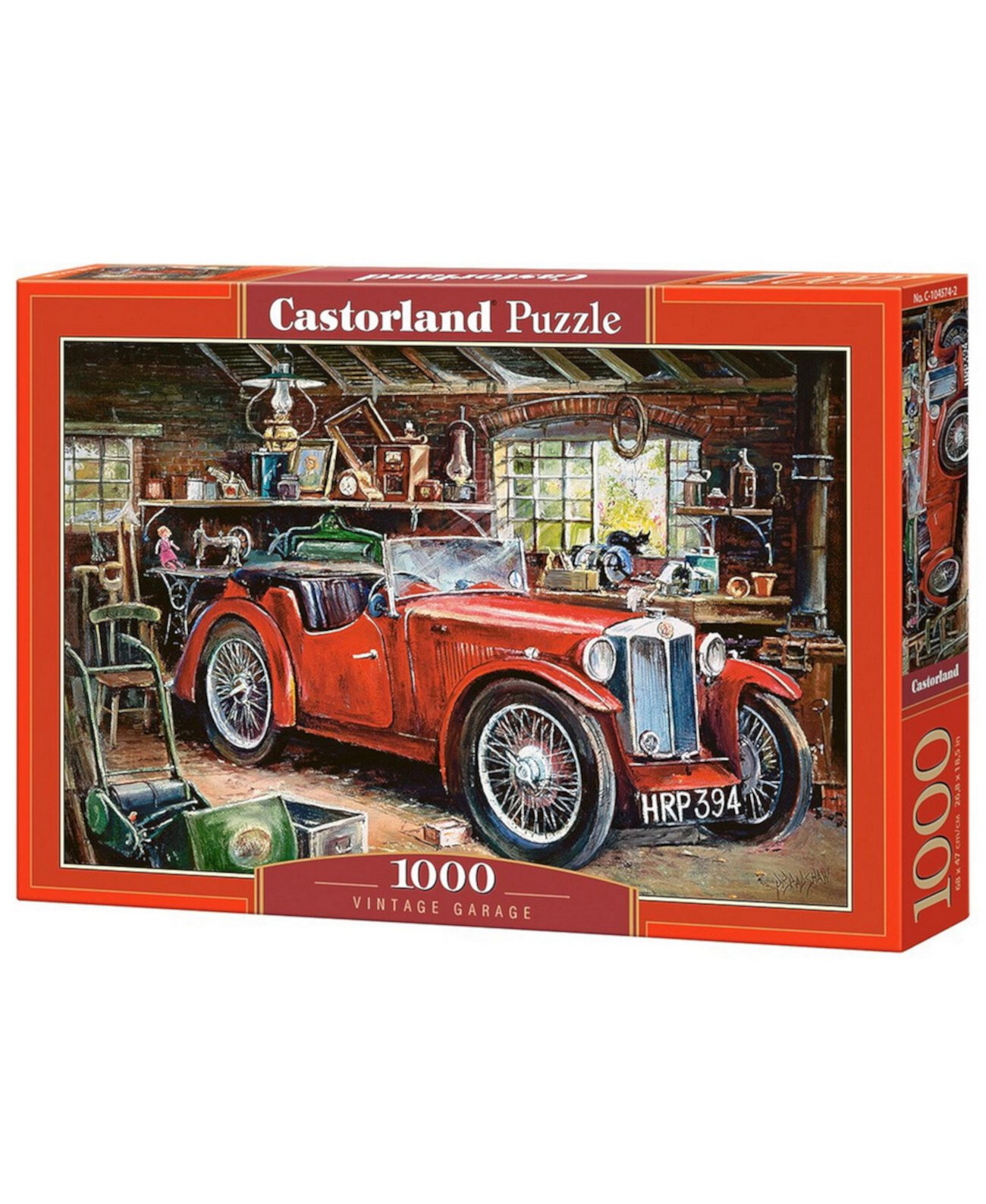 Винтажный набор пазлов Garage, 1000 деталей Castorland