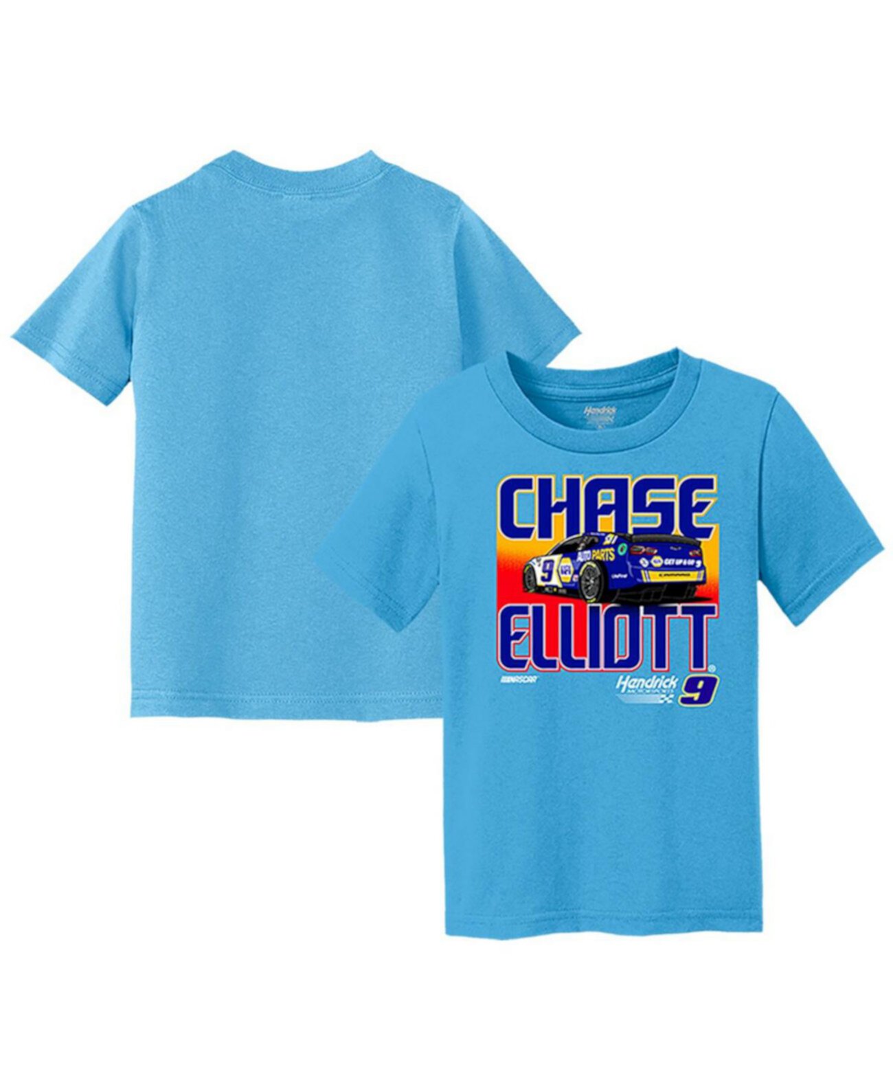 Синяя футболка Chase Elliott NAPA Car для мальчиков и девочек для малышей Hendrick Motorsports Team Collection