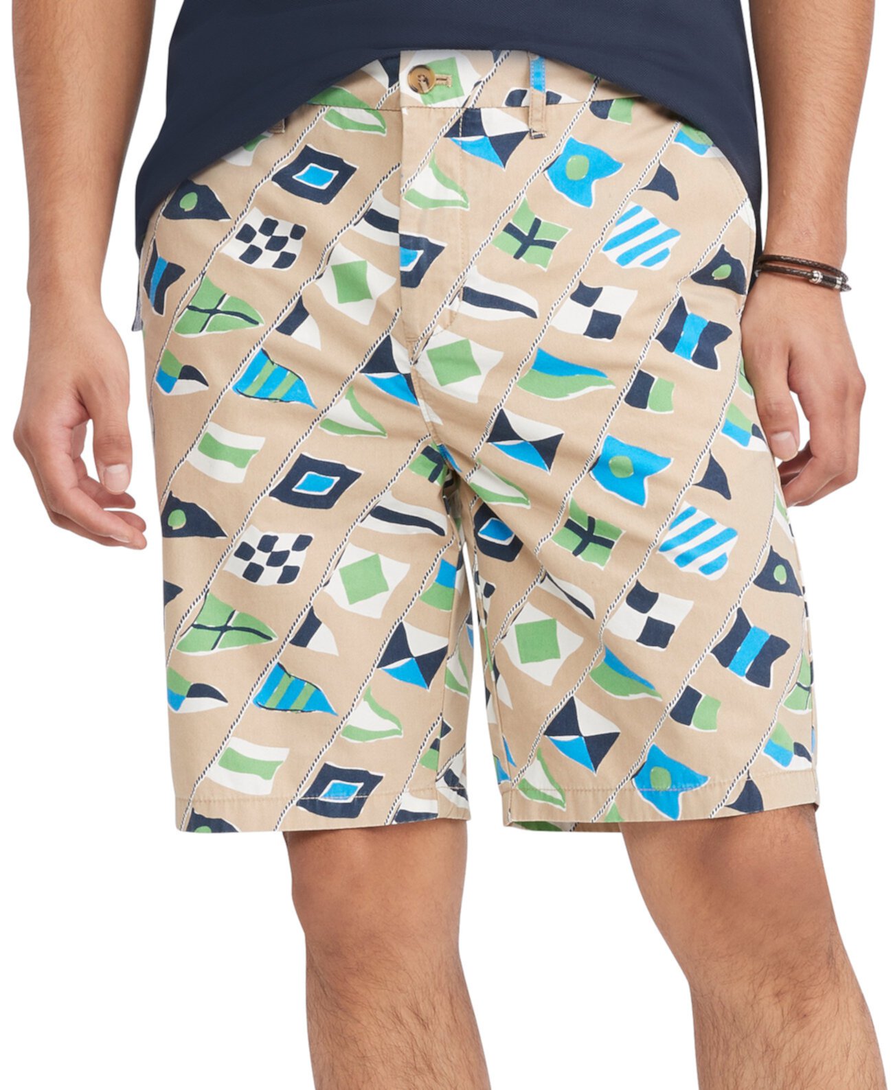 Мужские 9-дюймовые шорты с принтом Intrepid Flag Tommy Hilfiger