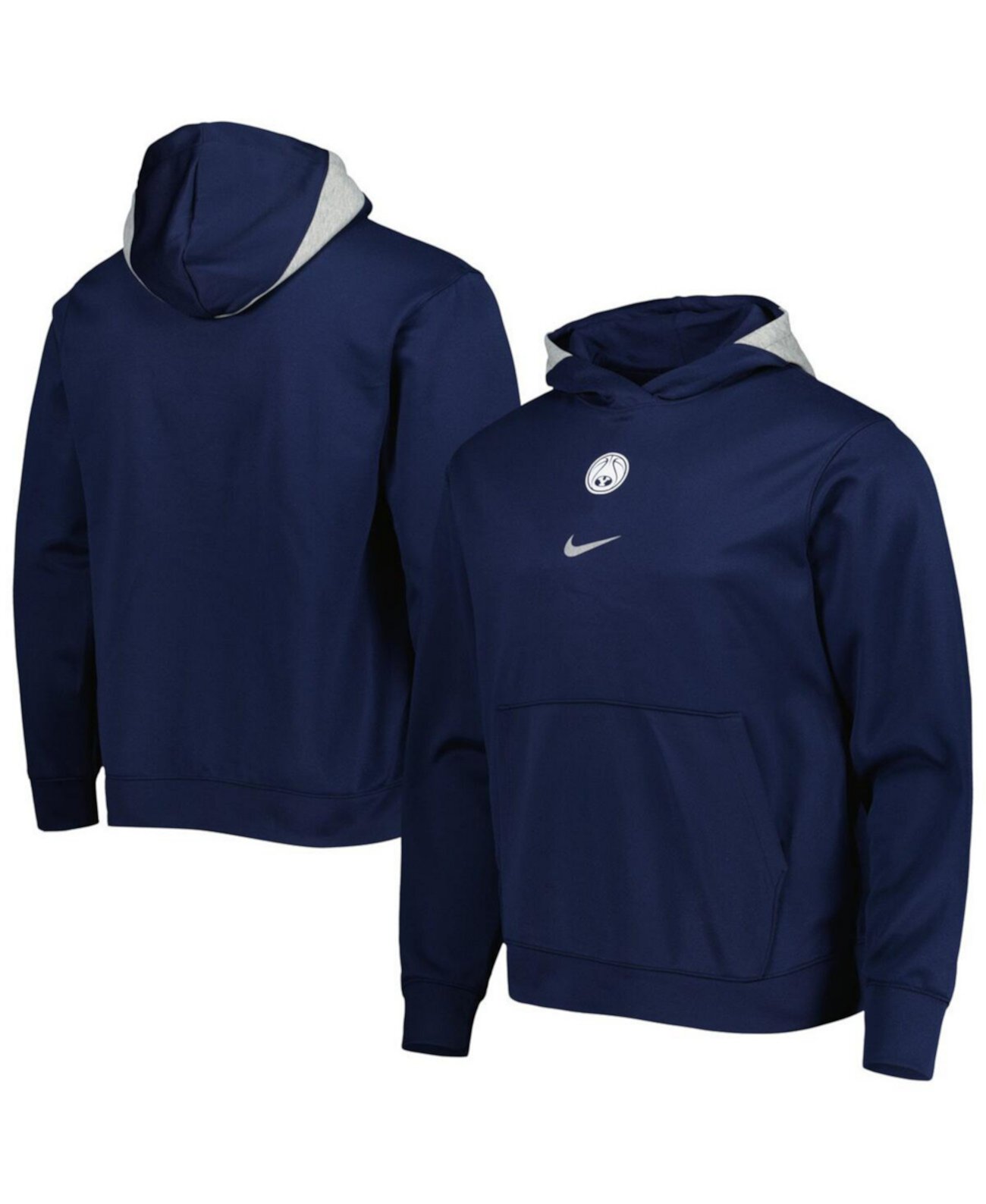 Мужская темно-синяя толстовка с капюшоном BYU Cougars Spotlight Performance Pullover Nike
