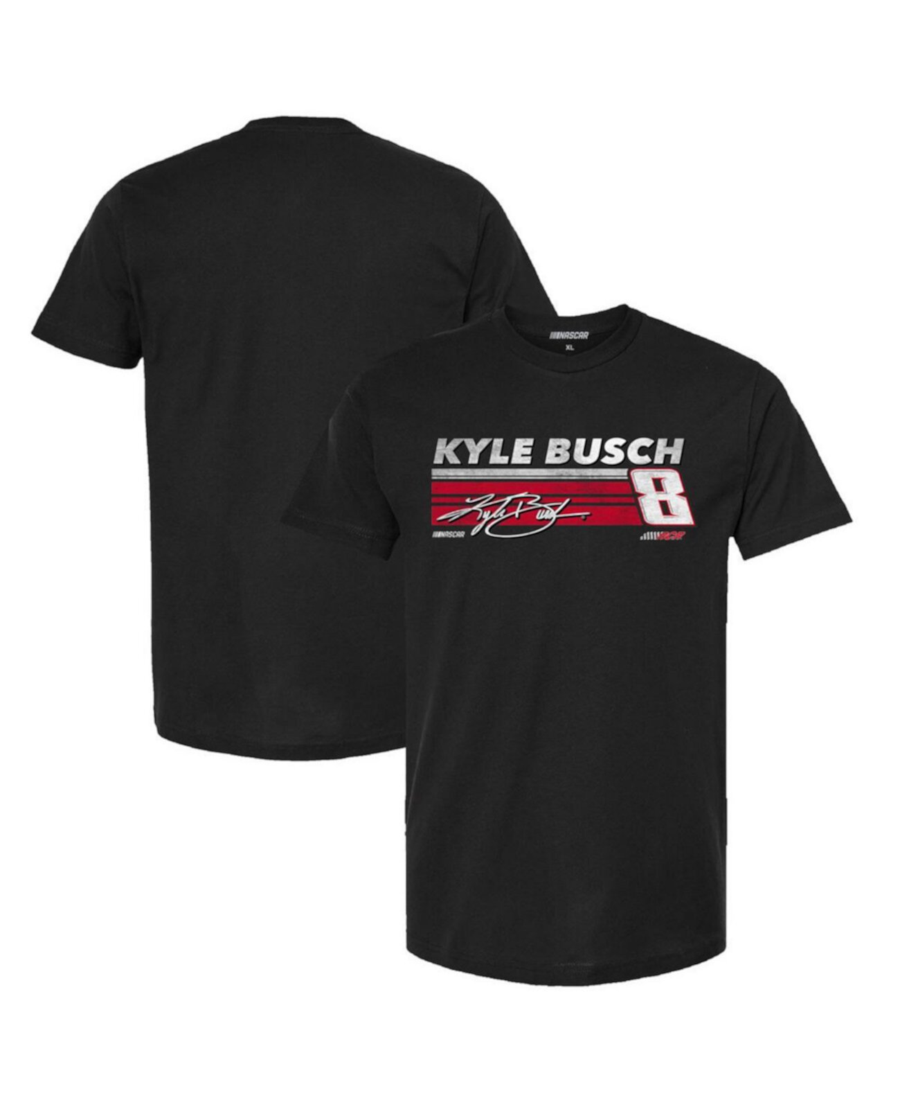 Мужская черная футболка Kyle Busch Hot Lap Richard Childress Racing Team Collection