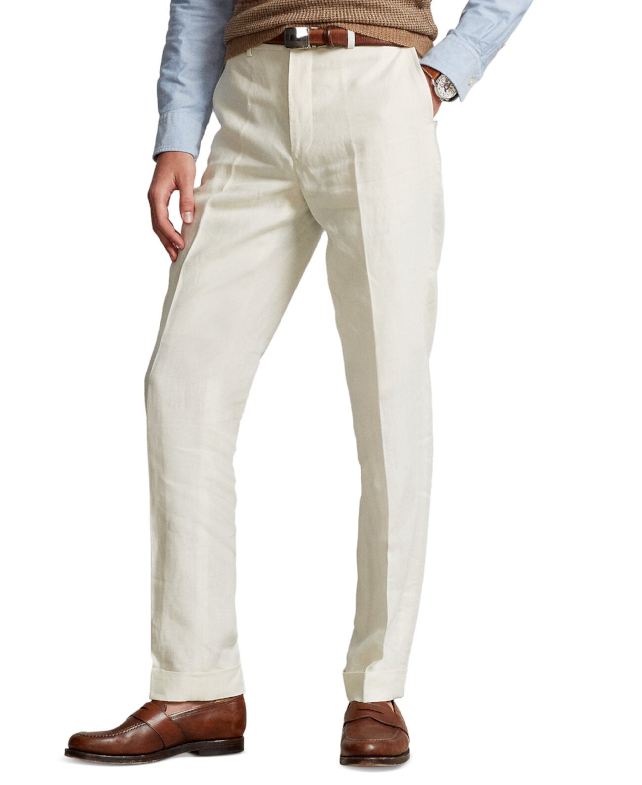 Мужской льняной костюм с брюками Ralph Lauren
