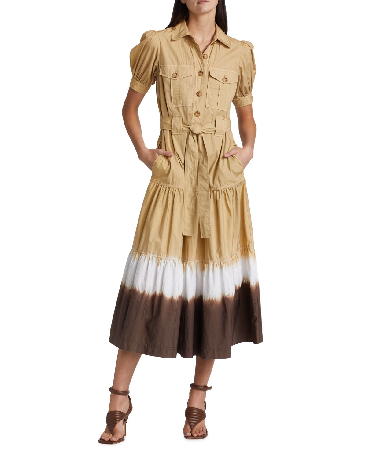 Платье-рубашка миди Buffy Utility DEREK LAM