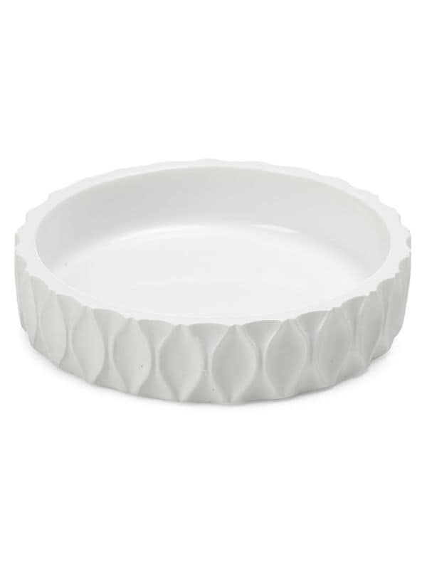 Wave Textured Resin Soap Dish Roselli