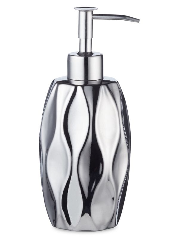 Silver Wave Ceramic Lotion Pump Roselli