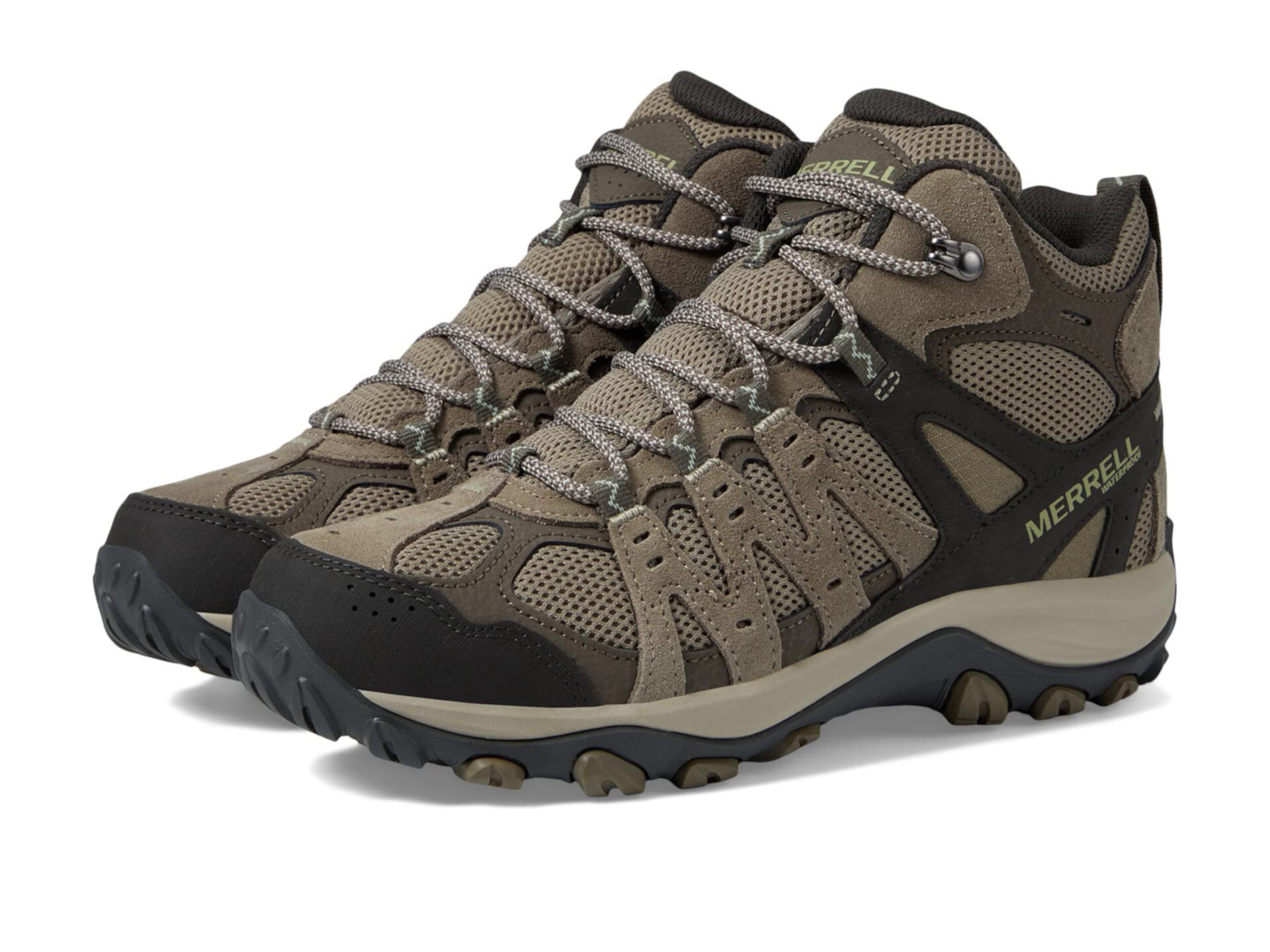 Спортивные кожаные и текстильные ботинки Accentor 3 Mid WP с мембраной GORE-TEX® Merrell