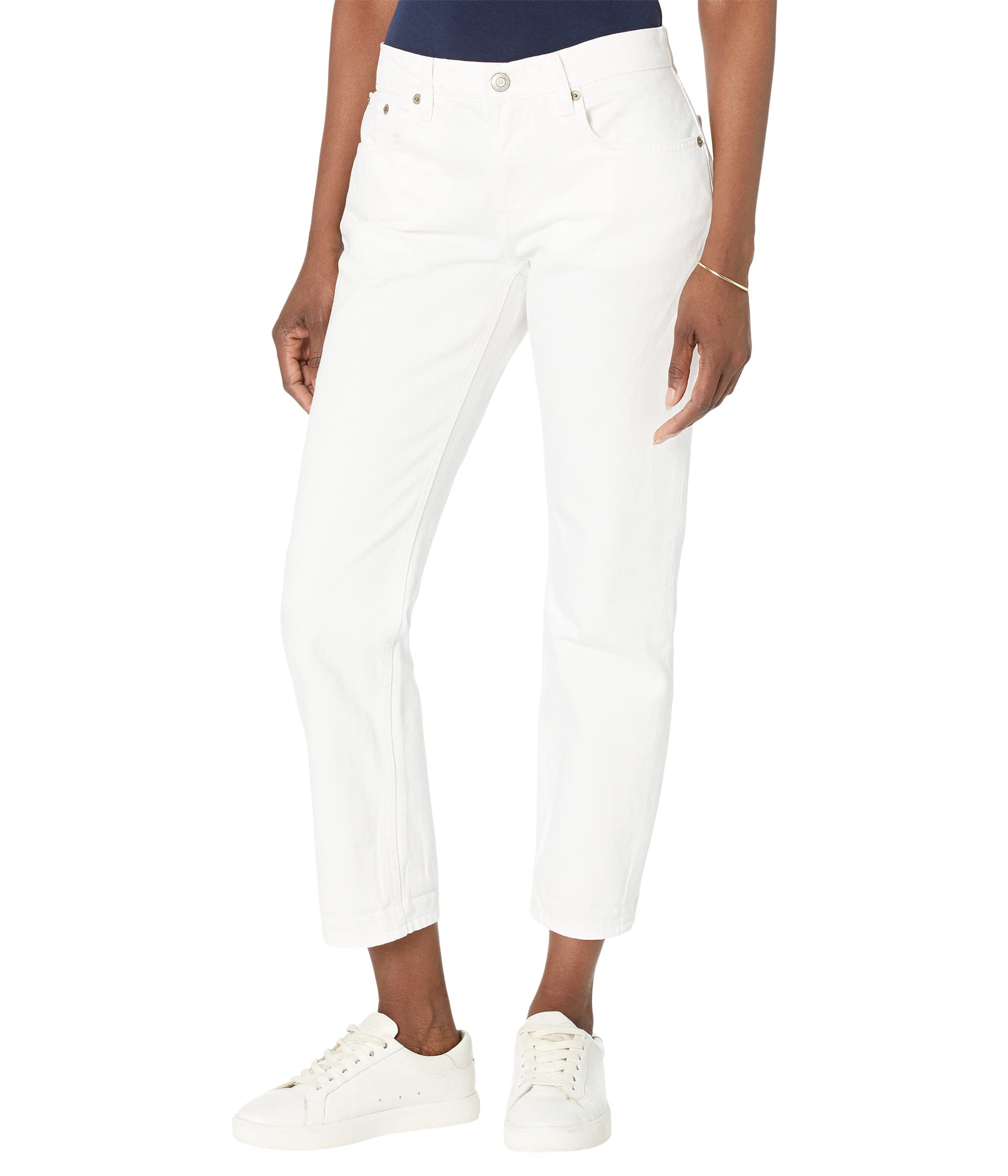 Свободные зауженные джинсы до щиколотки белого цвета LAUREN Ralph Lauren