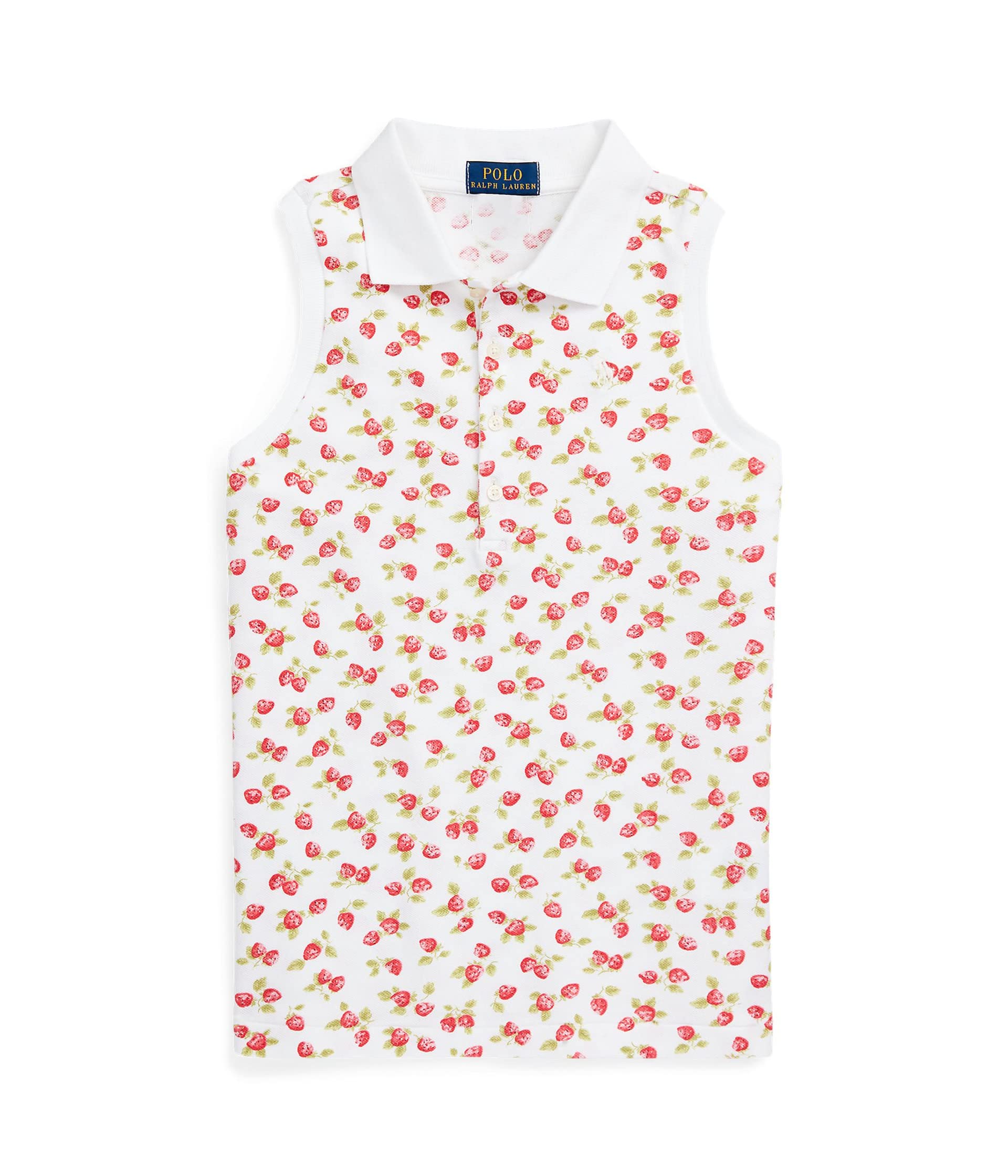 Рубашка-поло без рукавов Strawberry Mesh (для больших детей) Polo Ralph Lauren