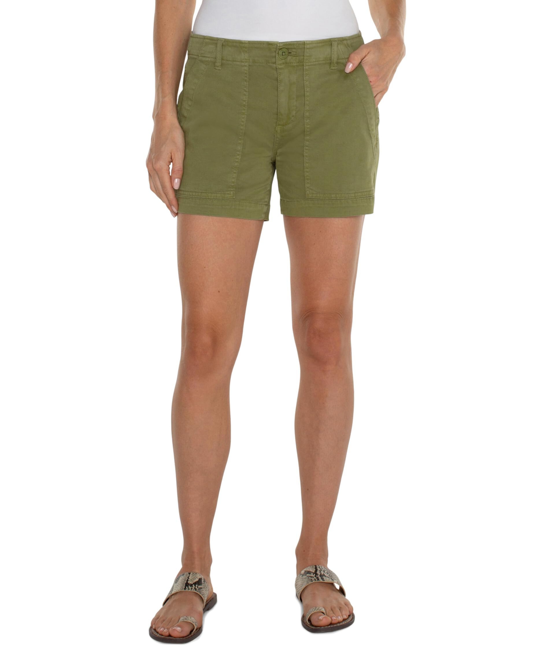 Utility Shorts with Flap Pockets Liverpool Los Angeles