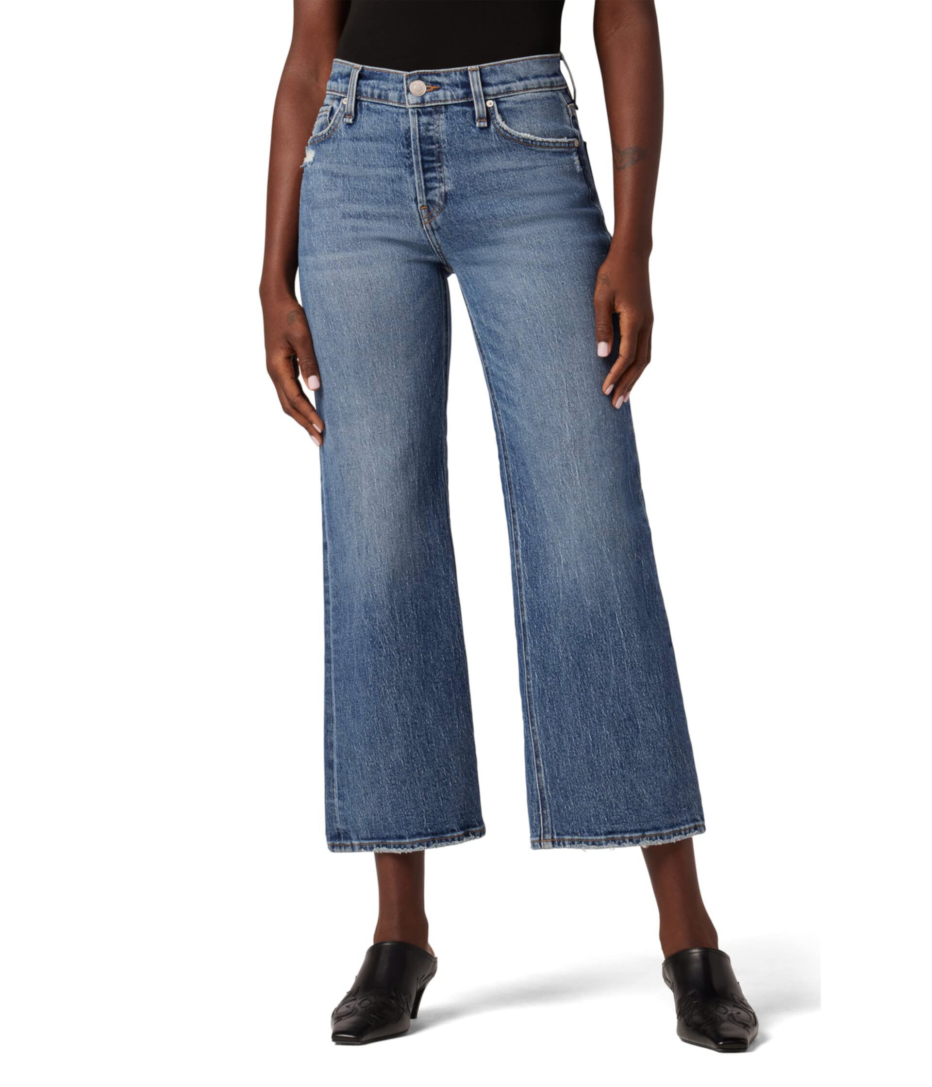 Укороченные широкие брюки с высокой посадкой Rosie в цвете Wilder Hudson Jeans