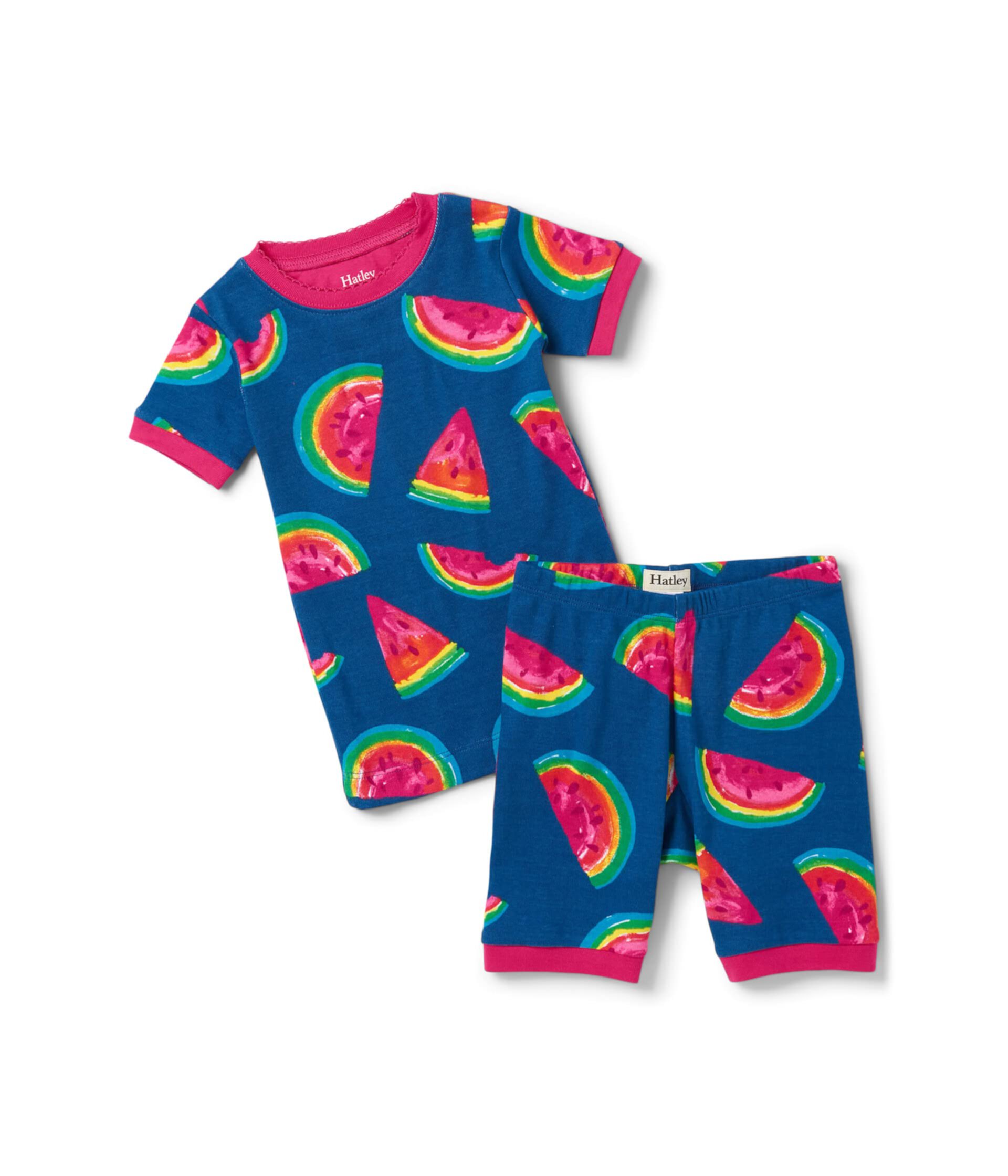 Короткий пижамный комплект Slice Of Summer (для малышей/маленьких детей/больших детей) Hatley