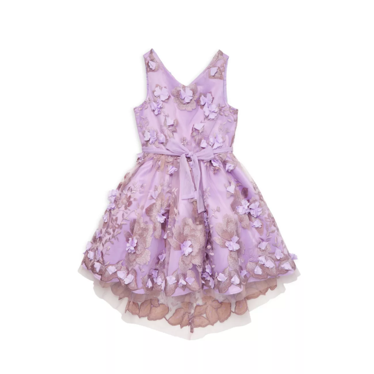 Маленькая девочка &amp;amp; Платье из тюля с цветочной аппликацией для девочки Christian Siriano
