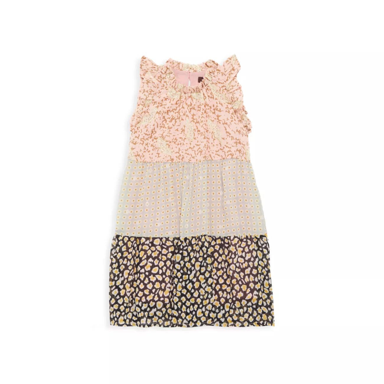 Маленькая девочка &amp;amp; Комбинированное платье Tilly для девочек Imoga