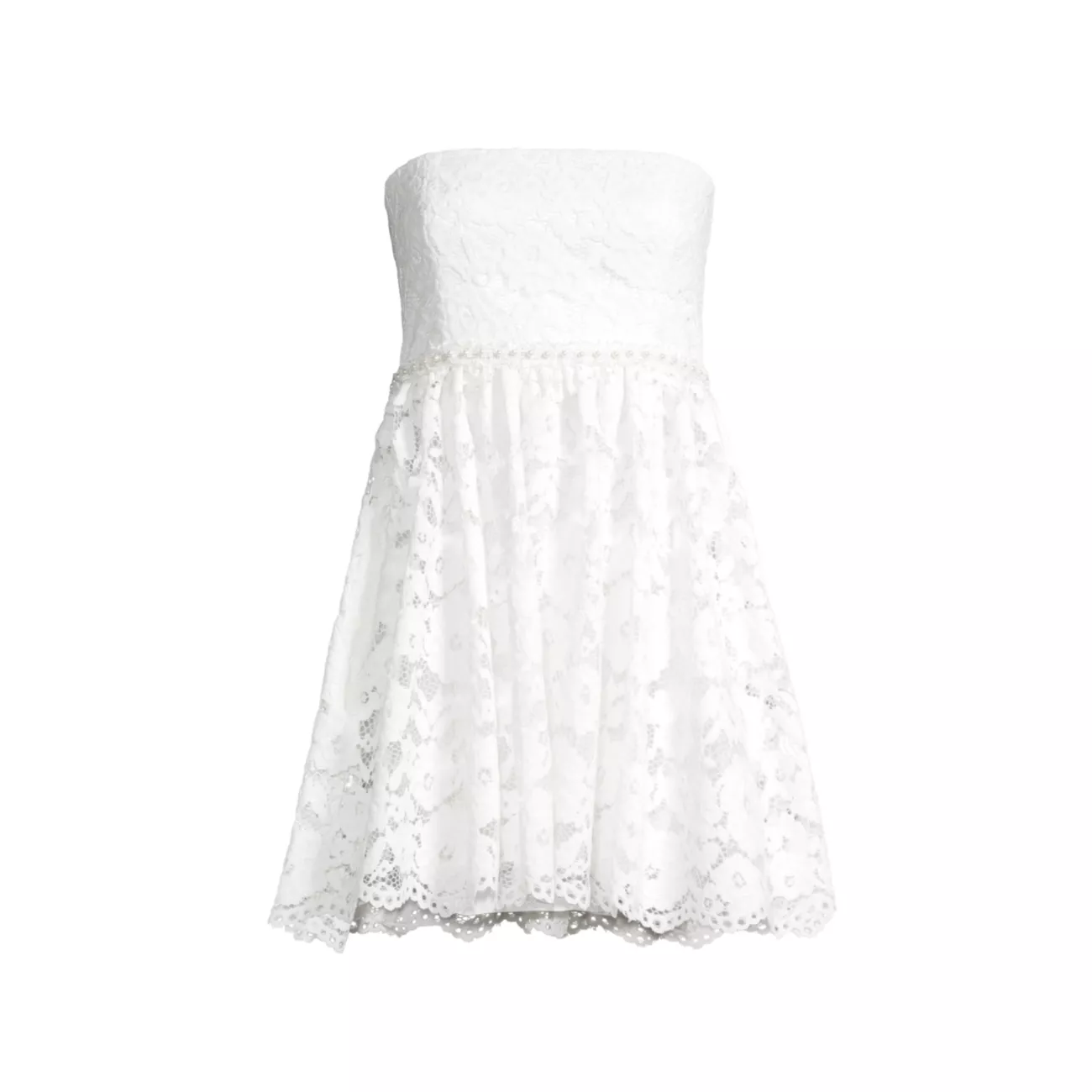 Кружевное мини-платье Anastasia без бретелек Likely