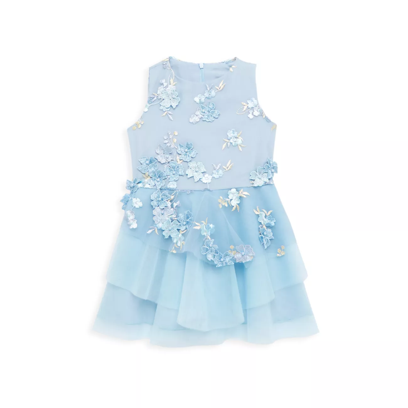 Маленькая девочка и усилитель; Платье для девочек с цветочной вышивкой из искусственного жемчуга Zoe