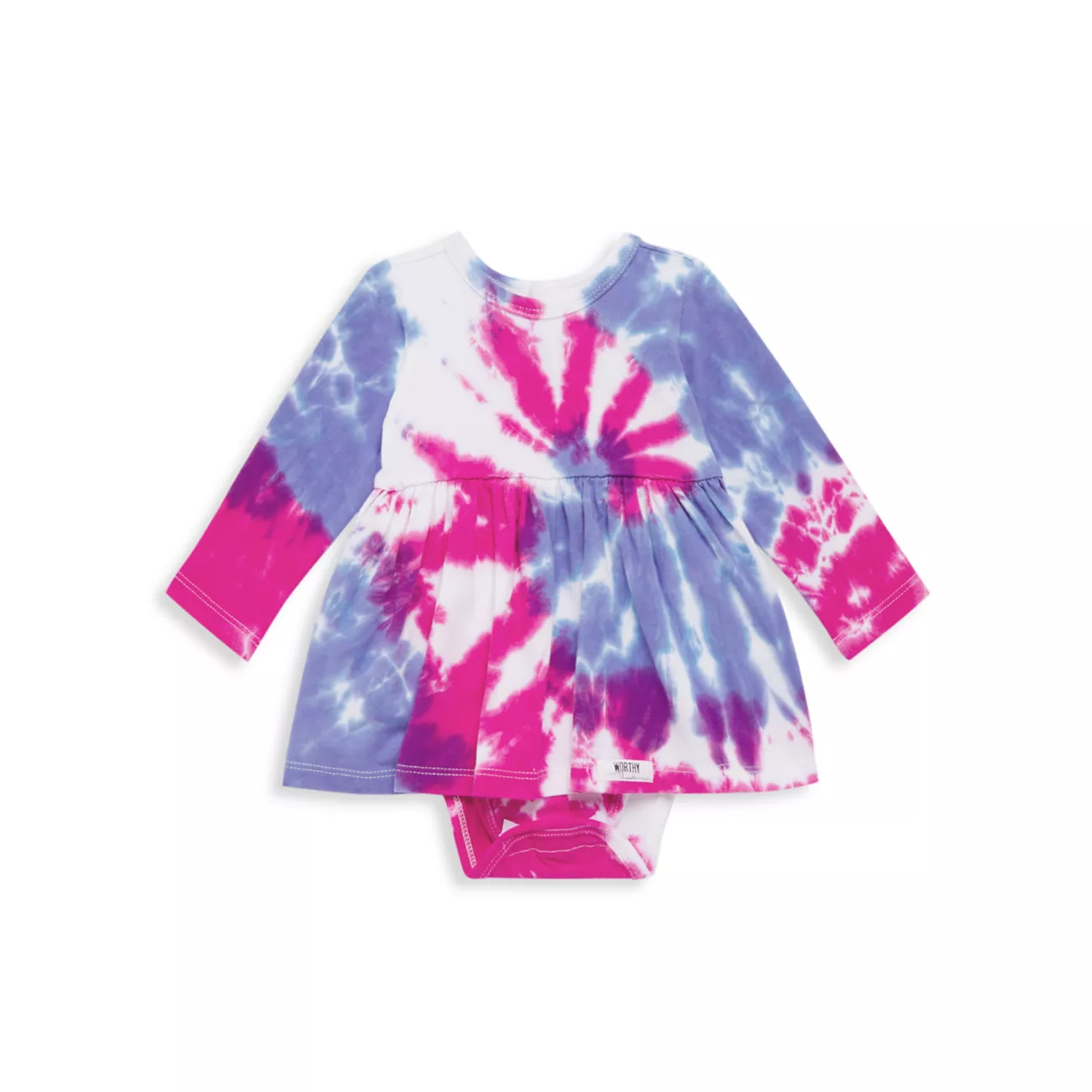 Детские &amp; Комбинезон с принтом Tie-Dye для маленьких девочек Worthy Threads