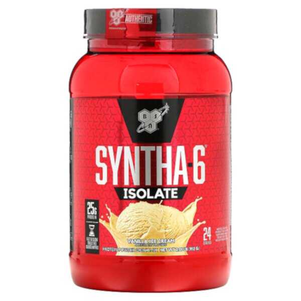 Syntha-6 Isolate, Protein Powder Drink Mix, Vanilla Ice Cream, 2.01 lbs (912 g) BSN