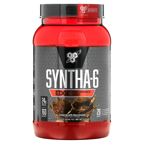Syntha-6 Edge, Protein Powder Mix, Chocolate Milkshake, 2.47 lb (1.12 kg) BSN