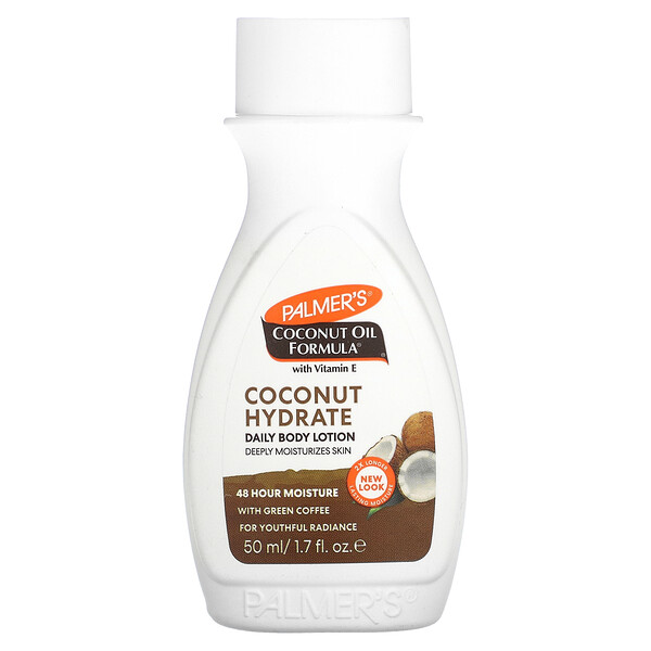 Формула кокосового масла с витамином Е, ежедневный лосьон для тела Coconut Hydrate, 1,7 жидк. унции (50 мл) Palmer's