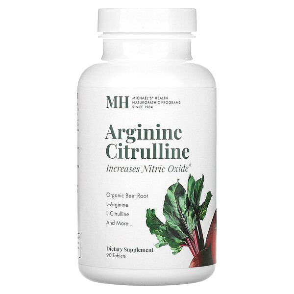 Arginine Citrulline, 90 Tablets (Таблетки) Michael's Naturopathic