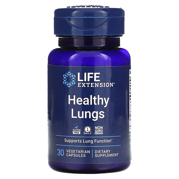 Healthy Lungs, 30 Vegetarian Capsules Life Extension