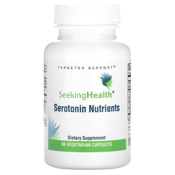 Серотониновые питательные вещества, 60 вегетарианских капсул Seeking Health