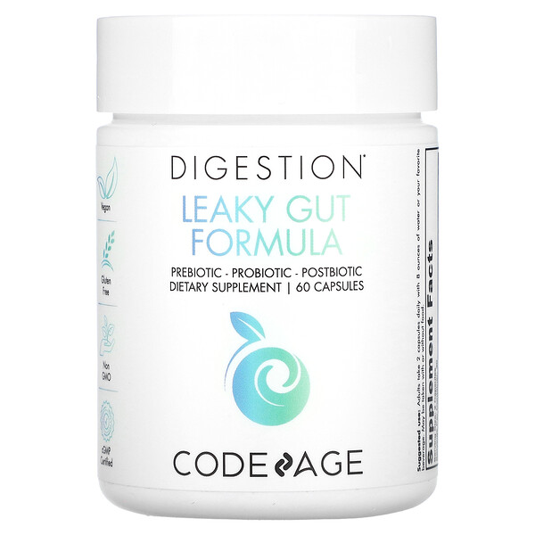 Digestion, Leaky Gut Formula, 60 Capsules Codeage