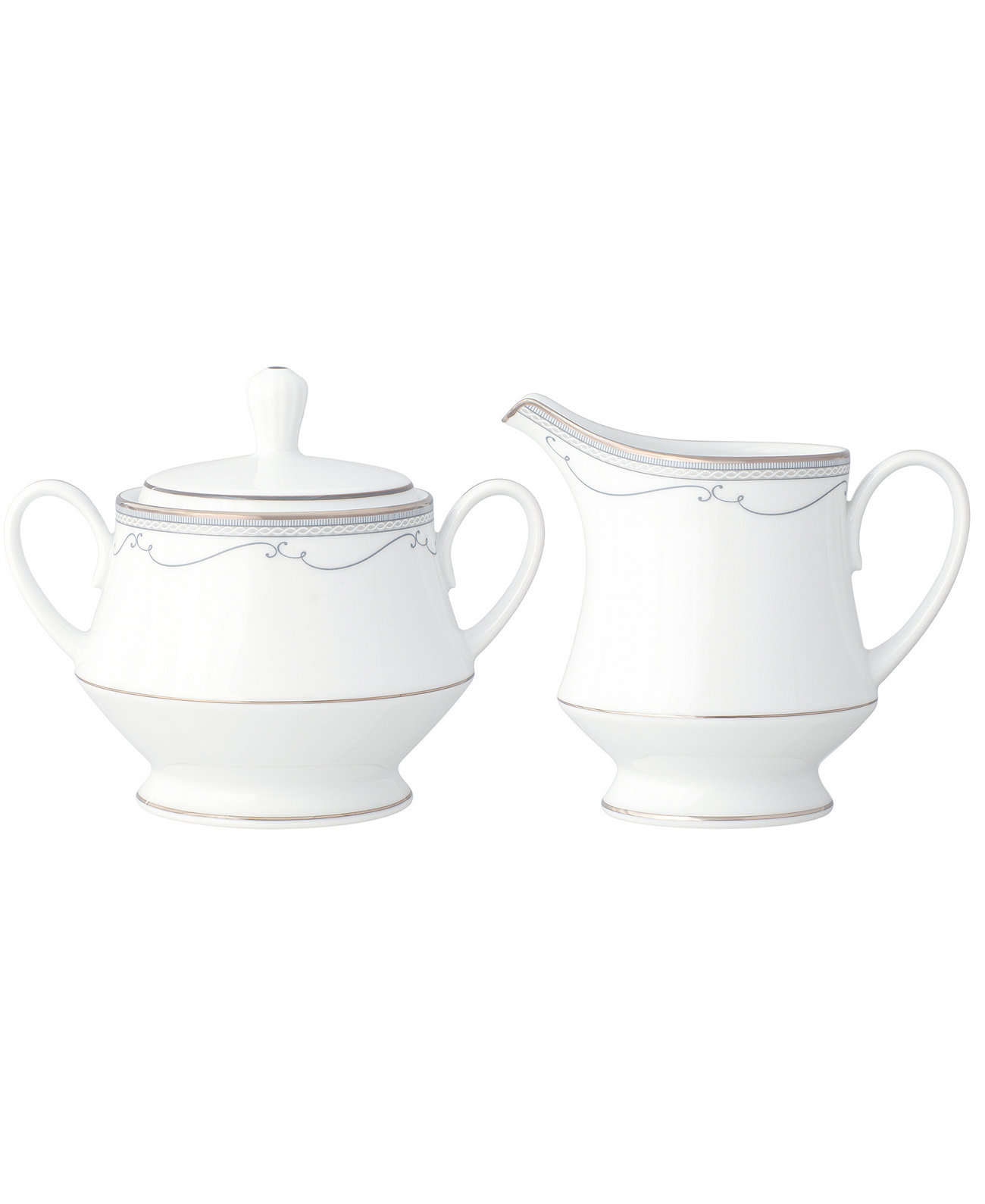 Сахар и сливки Satin Flourish, набор из 2 шт. Noritake