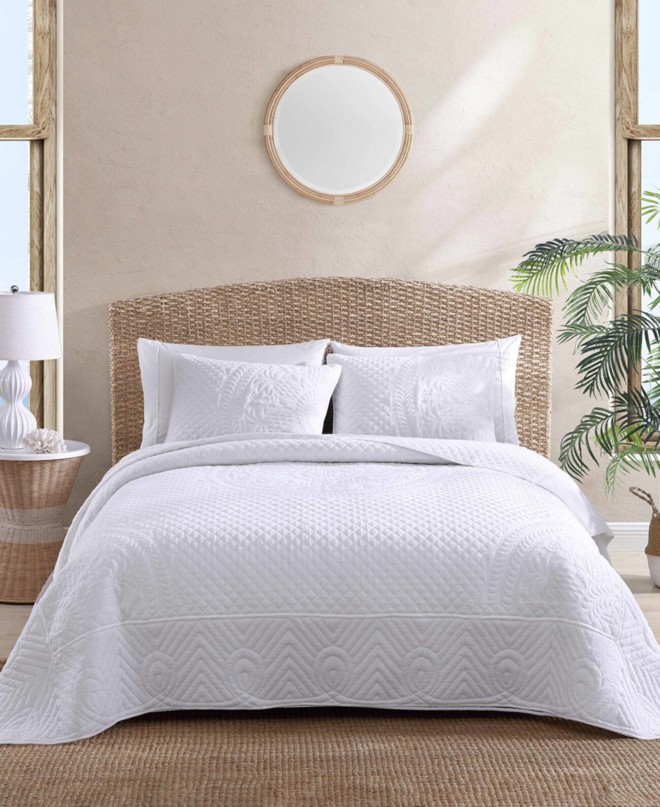 Хлопковое одеяло Pineapple Resort, полное/размер размера «queen-size» Tommy Bahama Home