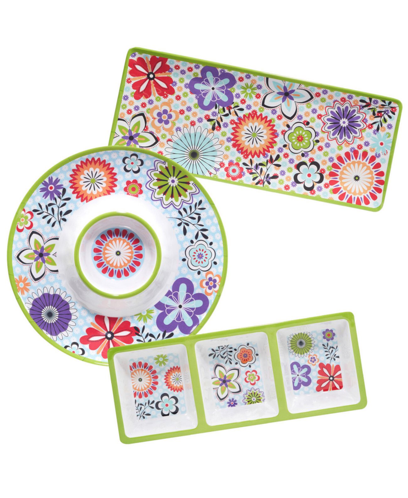 Carnaby Melamine Hostess, набор из 3 предметов Certified International