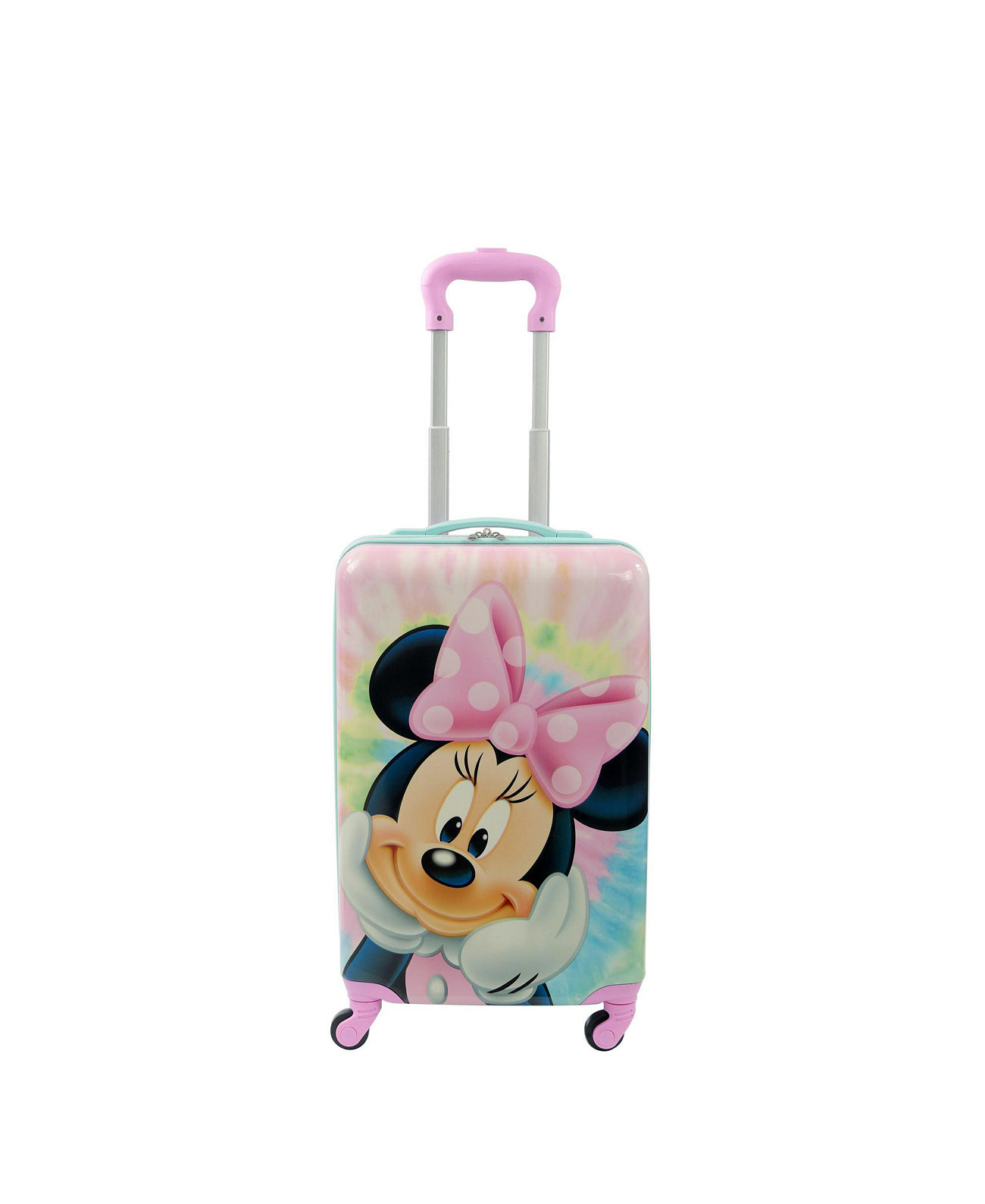 Детский чемодан-спиннер с твердой стороной 21 дюйм Disney Minnie Mouse Tie Dye FUL
