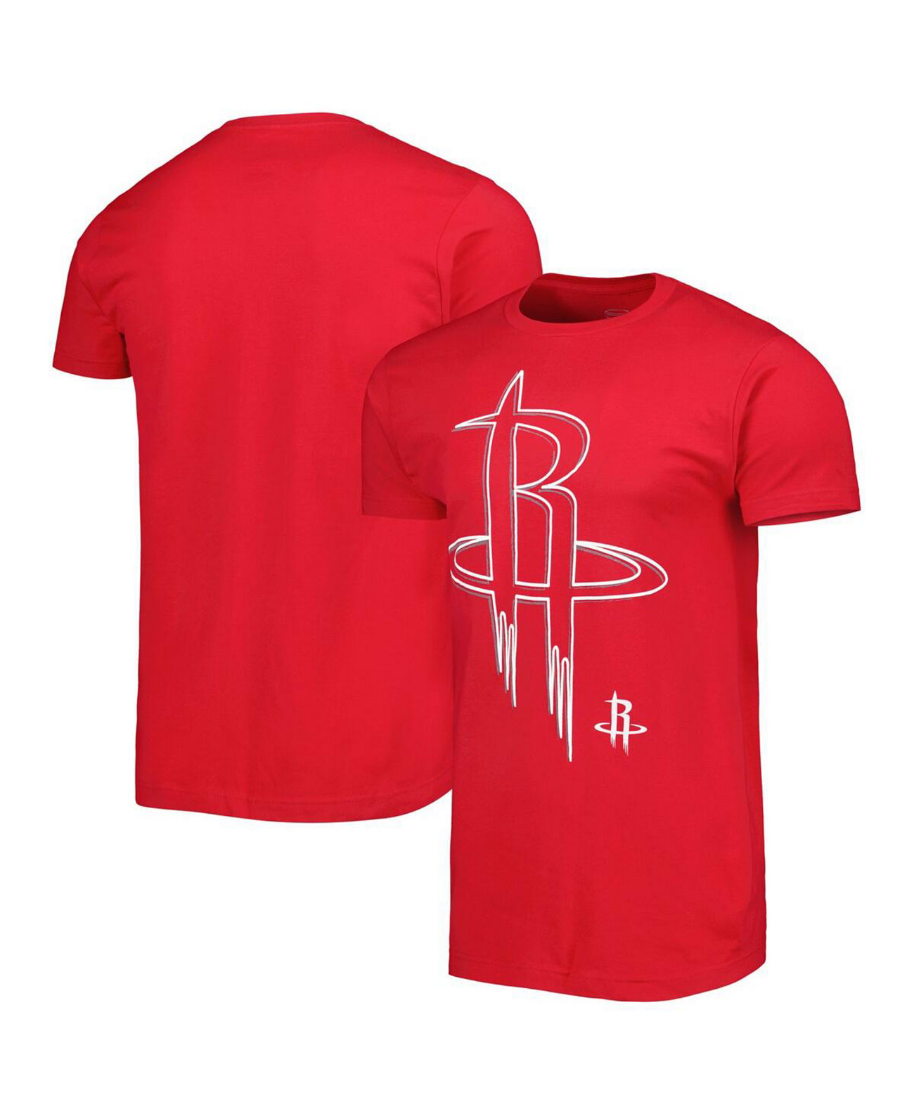 Мужская и женская красная поп-футболка с логотипом Houston Rockets Element Logo Stadium Essentials